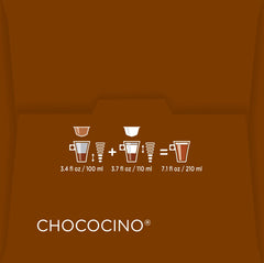 NESCAFÉ Dolce Gusto close-up of Chococino crema demonstrating velvety texture and rich mouthfeel