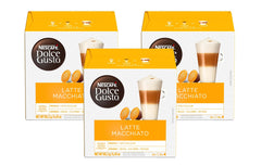 Nescafé Dolce Gusto front packaging showing product and freshness benefits