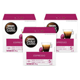 Nescafé Dolce Gusto front packaging showing 48 pods and clear product labeling benefit convenience