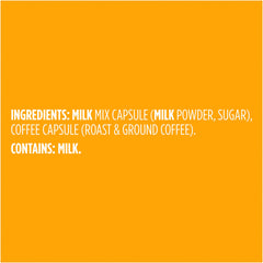 Nescafé Dolce Gusto milk capsule detail highlighting creamy foam production benefit
