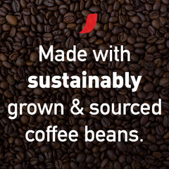 Nescafe instant coffee dissolving in a cup demonstrating fast preparation advantage