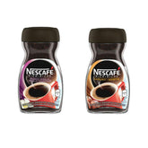 Nescafé Rich front packaging showing both jars and clear flavor labels, convenience benefit