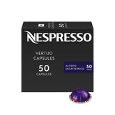 Nespresso Altissio Decaffeinato front packaging showing box and branding for convenience
