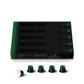 Nespresso Capriccio front packaging showing product and quantity benefit freshness