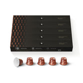 Nespresso Nocciola front packaging showing 50-count box and brand appeal