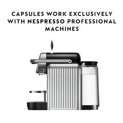 Nespresso Ristretto close-up of ground coffee texture highlighting rich cocoa notes
