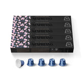 Nespresso Tokyo Lungo front packaging showing box and capsule, clarity and freshness