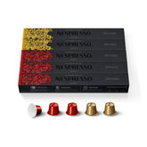 Nespresso variety pack front box showing Napoli and Venezia capsules for convenient selection