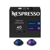 Nespresso front packaging showing both Diavolitto and Altissio pods and variety benefits