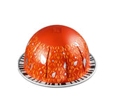 Nespresso Vertuoline Pumpkin Spice front packaging showing 10-pod sleeve and seasonal branding benefits aromatic dessert flavor