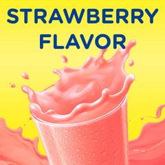 Nesquik open can top view showing powder inside for convenient scooping