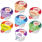 Nestlé Coffee mate front packaging showing 60-count convenience and variety.