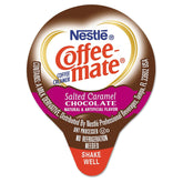 Nestle Coffee-mate front packaging showing flavor and cup count, convenient for stocking