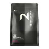 Neversecond front packaging showing product and servings, clear benefits visible