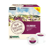 New England Coffee front packaging showing label and pod count for clear product info