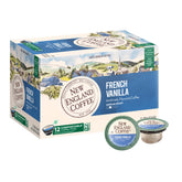New England Coffee front packaging showing box and 12-count convenience