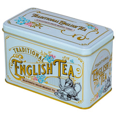 New English Teas single teabag close-up showing wrapper and hygienic convenience