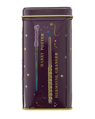 New English Teas open tin with spoon and mug demonstrating convenient serving use