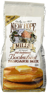 New Hope Mills front packaging showing 2 lb bag and clear product label benefit: easy preparation
