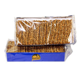 New York Flatbreads pack front view showing four trays, great for catering