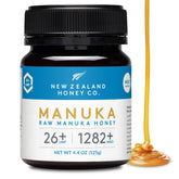 NEW ZEALAND HONEY CO jar front showing UMF 26+ label and premium presentation