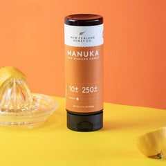NEW ZEALAND HONEY CO honey dripping from bottle for precise drizzling