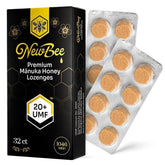 NEWBEE front packaging showing UMF 20+ label and MGO benefit