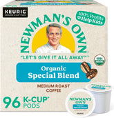 Newman's Own front box showing 96-count package for long-lasting supply