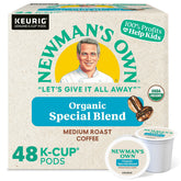 Newman's Own Organics front box showing product branding and count for clear shelf benefit