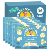 Newman's Own front packaging showing sea salt bags and nutrition info benefit