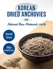 NICE WITCH'S close-up of small dried anchovy texture highlighting quality