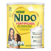 Nido Fortificada front canister showing branding and servings benefit