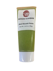 NIHON ICHIBAN front packaging showing authentic Japanese wasabi paste benefit: true wasabi flavor