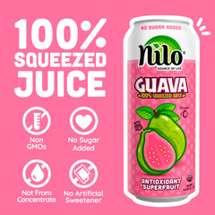 NILO poured into glass with ice illustrating refreshing serve