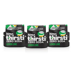 Ninja Lemon Lime front packaging showing three pods and benefits
