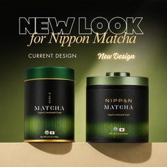 NIPPON MATCHA open tin with vibrant green powder preserving aroma and color