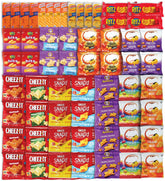 Niro front box packaging showing 60 individual cheese cracker bags and gift-ready box for easy gifting