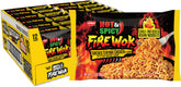 Nissin Fire Wok front packaging showing torched teriyaki label and spice benefits