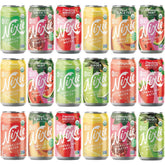 Nixie front pack shot showing full 18-can variety and convenience