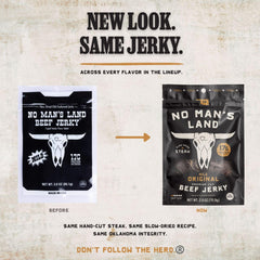No Mans Land ingredient label readability shows simple clean-label benefit