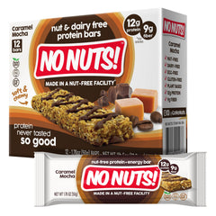 No Nuts! front packaging showing 12-count box and benefits