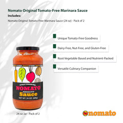 Nomato spread on pizza slice showing rich color and tomato-free topping appeal