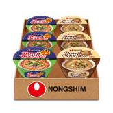 Nongshim front packaging showing variety pack and convenience