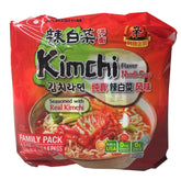 Nongshim kimchi family pack front packaging showing product benefits