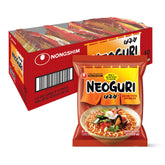 Nongshim Neoguri front packaging showing bold seafood branding and convenience