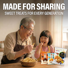 Nongshim salted butter rolls stacked to show flaky layers and buttery snack satisfaction