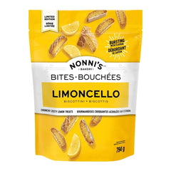 Nonni's front packaging view showing 28oz bag and bright lemon branding for easy identification