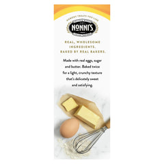 Nonni's close-up of white icing highlighting sweet lemon contrast