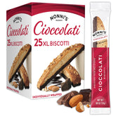 Nonni's front packaging showing 25-count box and product benefit freshness