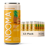 NOOMA front can showing pineapple mango flavor and clean ingredients benefit
